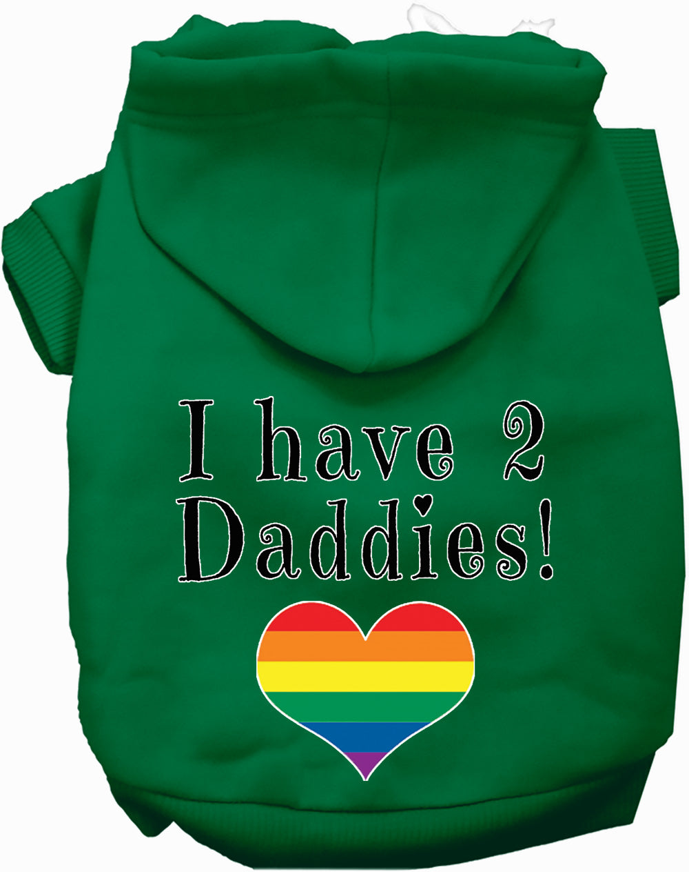 I Have 2 Daddies Pet Hoodie
