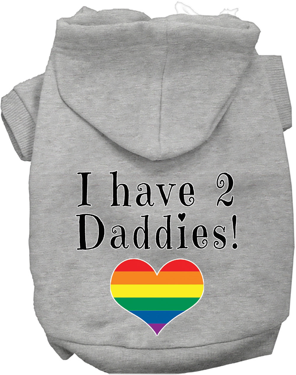 I Have 2 Daddies Pet Hoodie