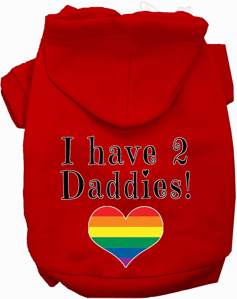 I Have 2 Daddies Pet Hoodie
