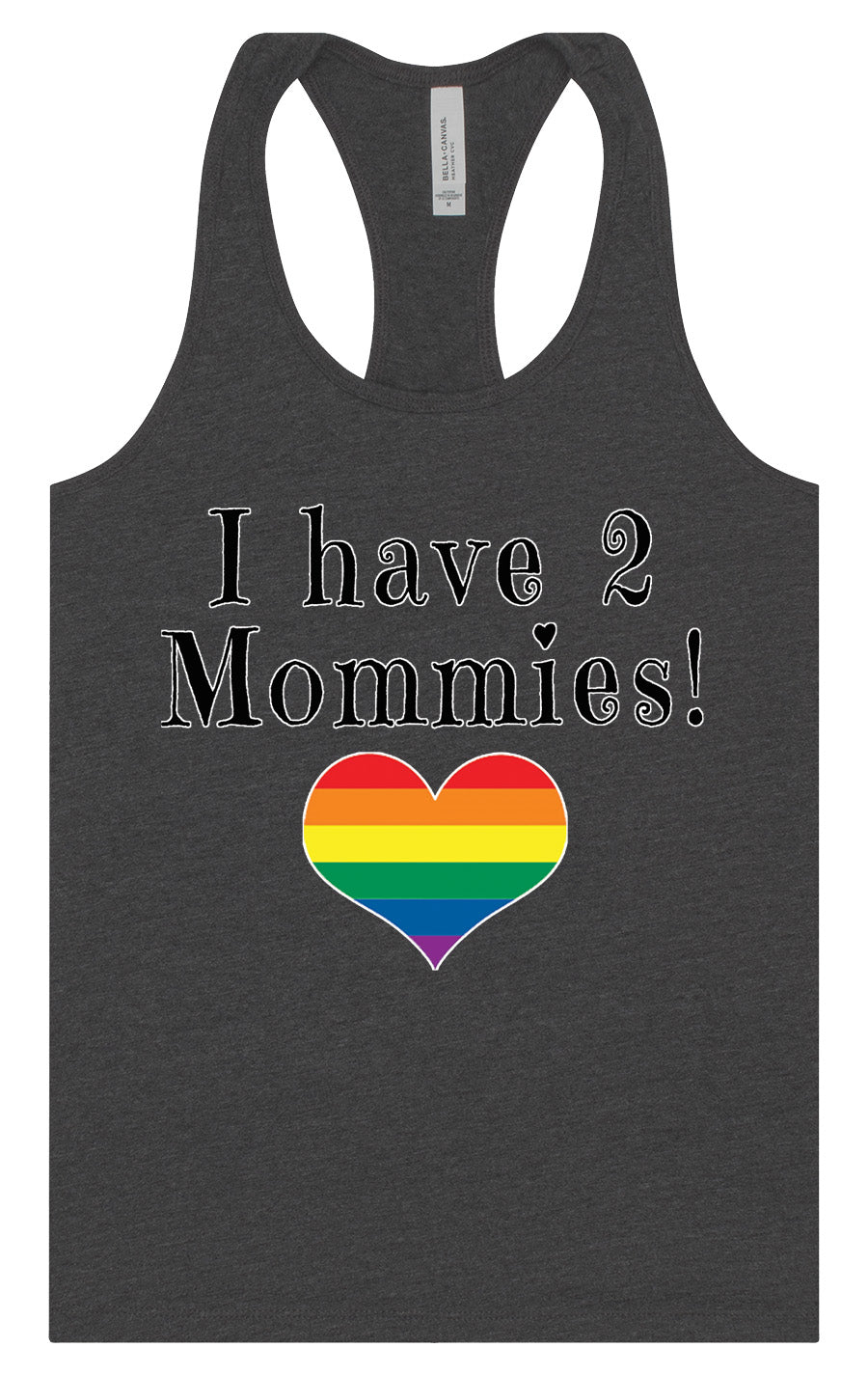 I Have 2 Mommies Women's Racerback Tank
