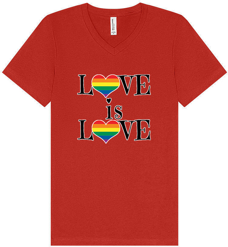Love is Love Unisex V-Neck Shirt