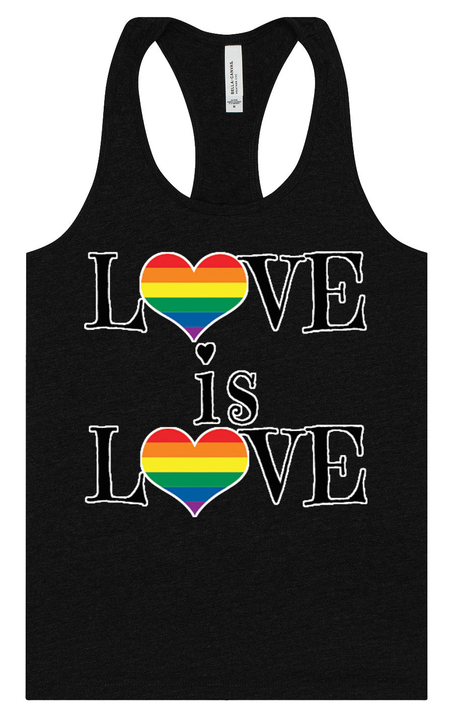 Love is Love Women's Racerback Tank
