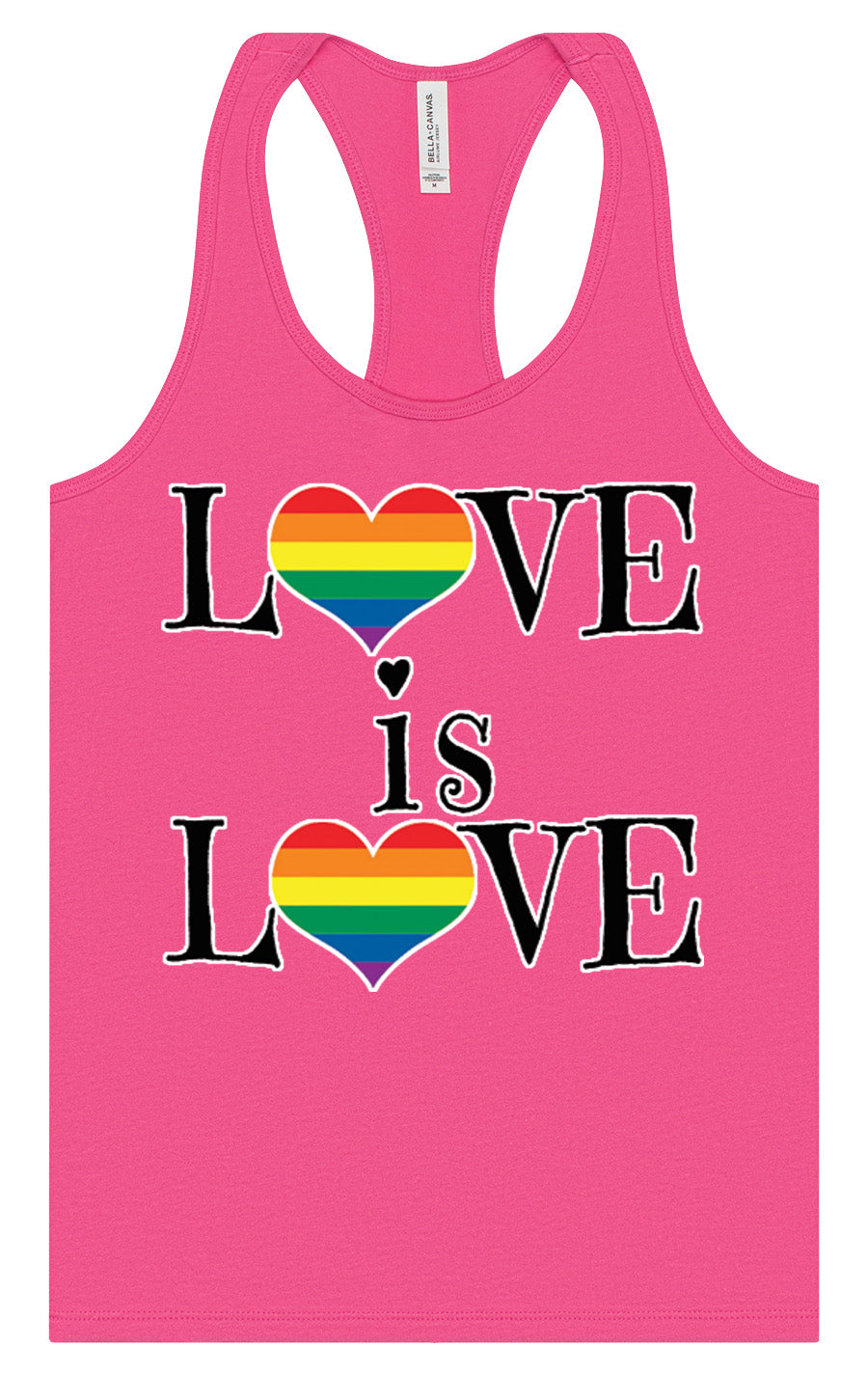 Love is Love Women's Racerback Tank