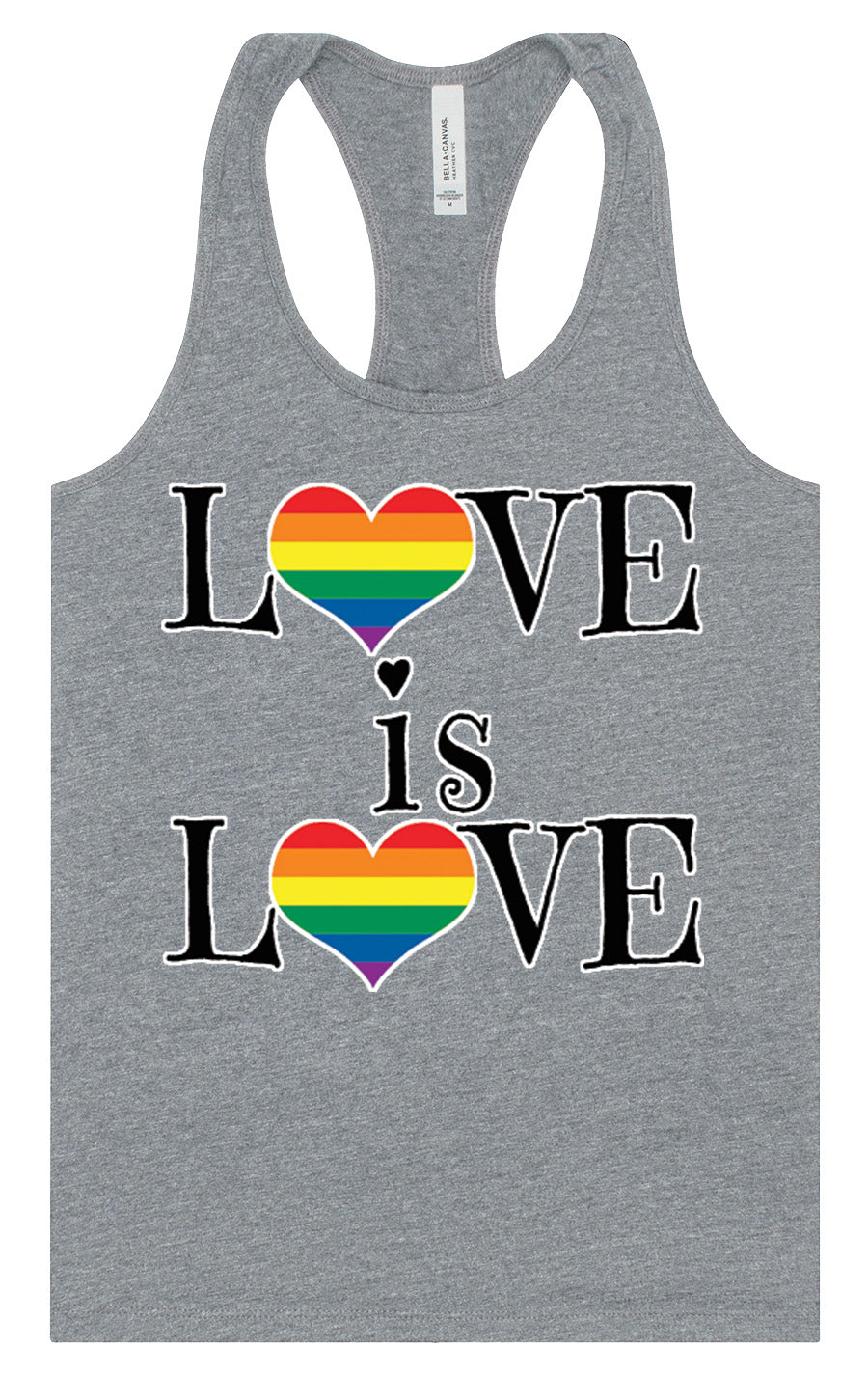Love is Love Women's Racerback Tank