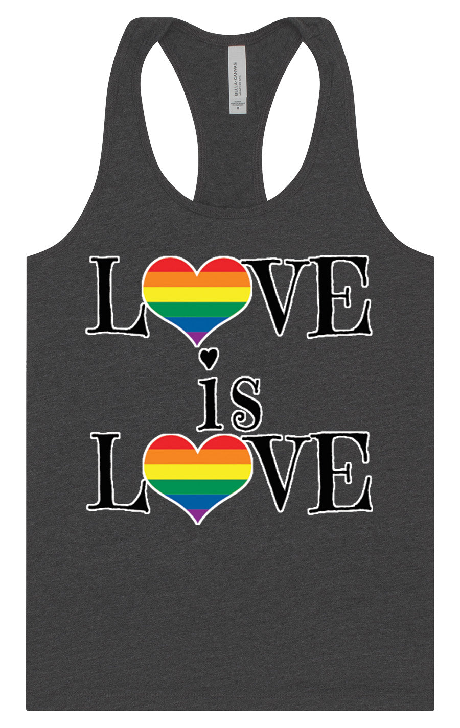 Love is Love Women's Racerback Tank