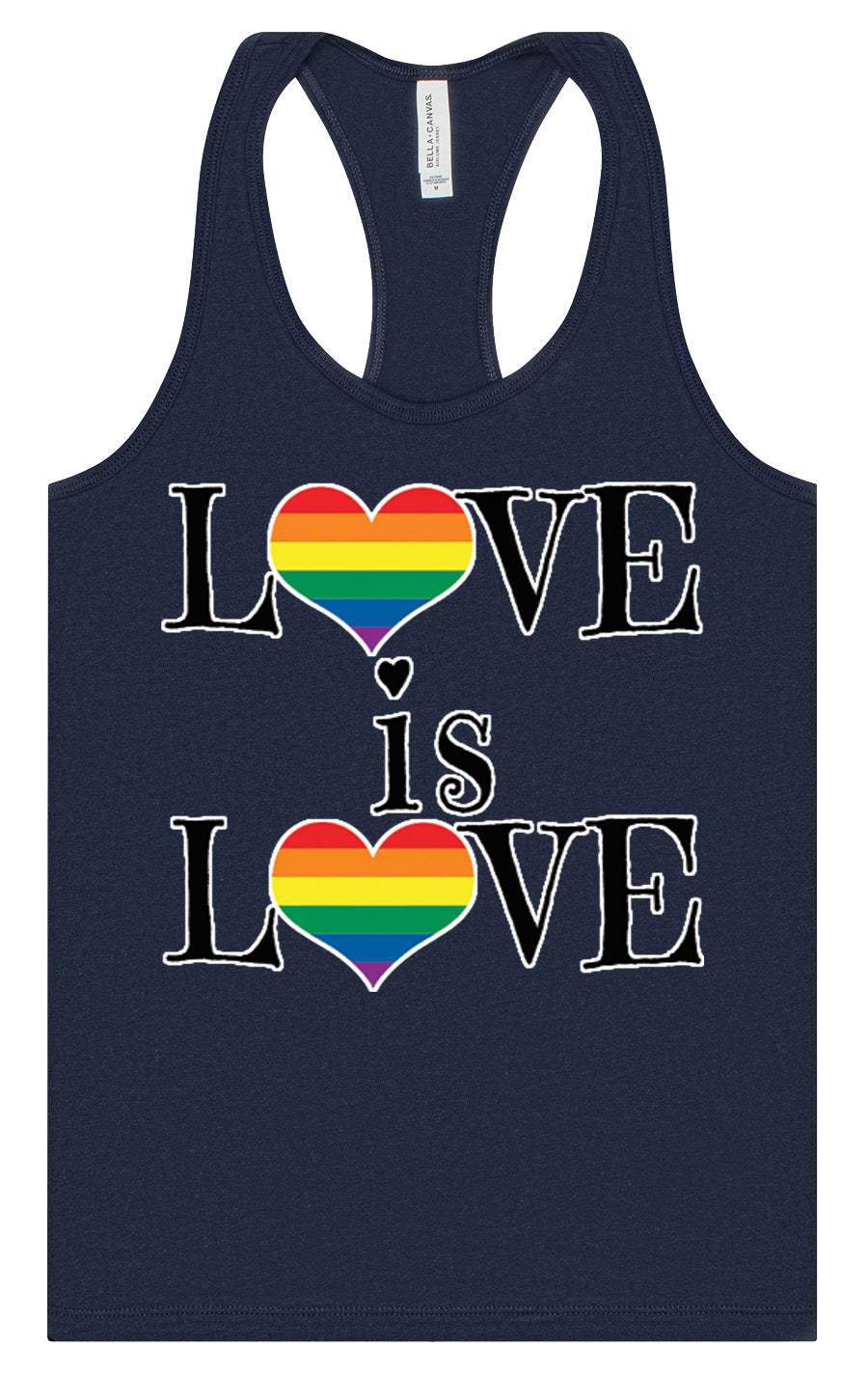Love is Love Women's Racerback Tank