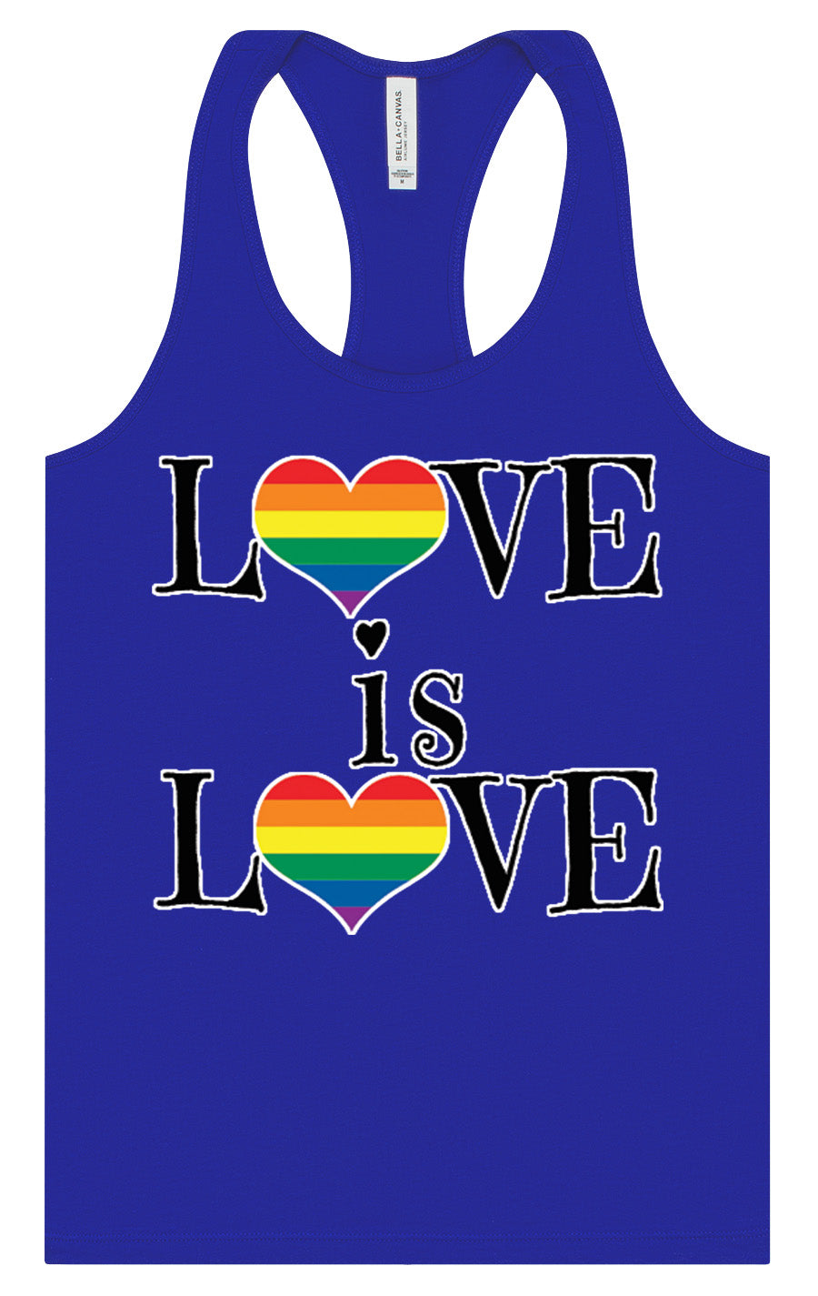 Love is Love Women's Racerback Tank