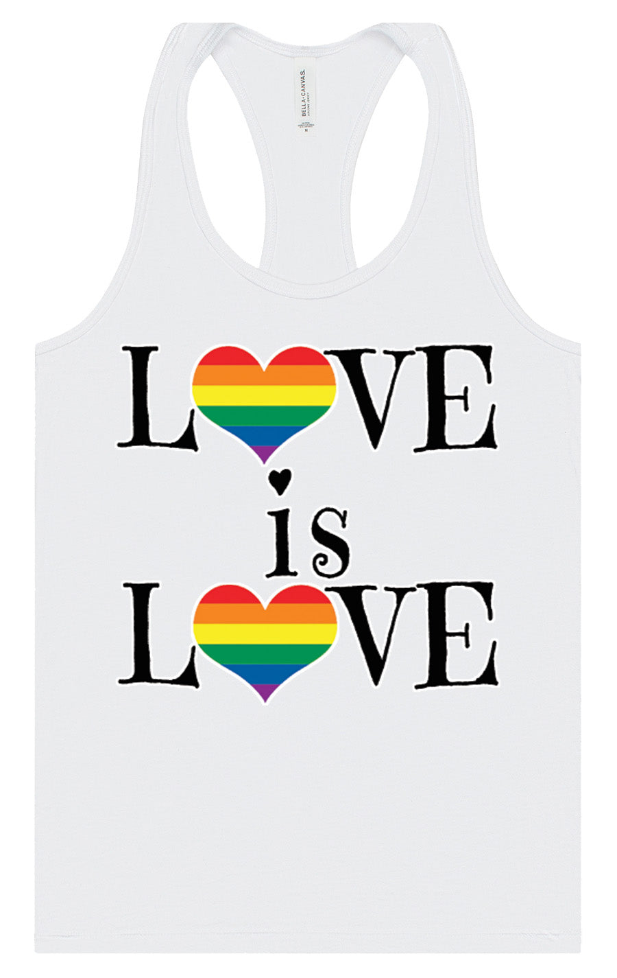 Love is Love Women's Racerback Tank