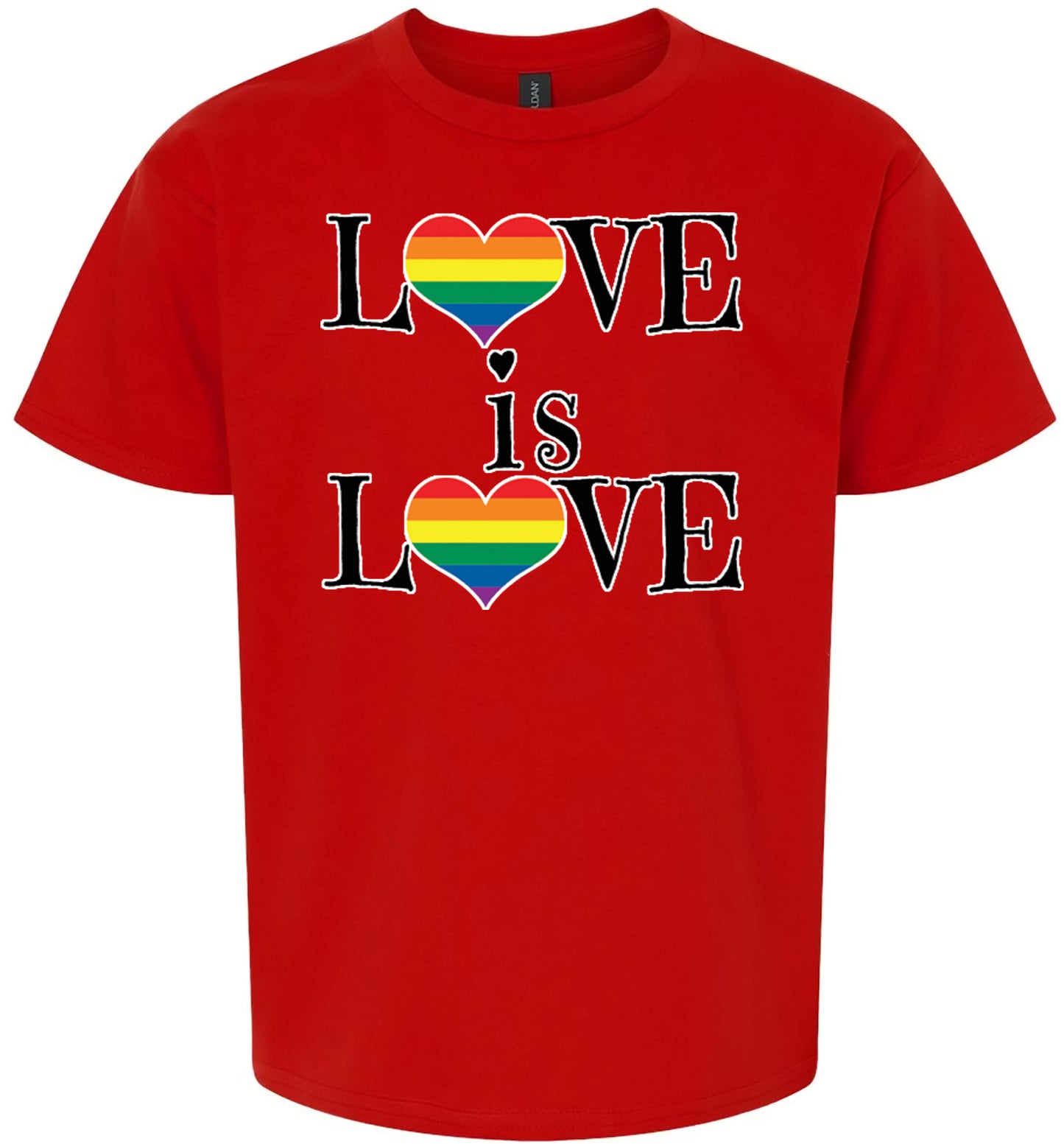 Love is Love Children's Gildan Soft Shirt