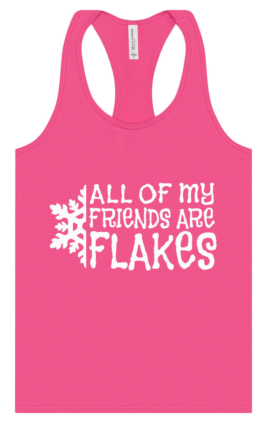 All of my Friends are Flakes Women's Racerback Tank