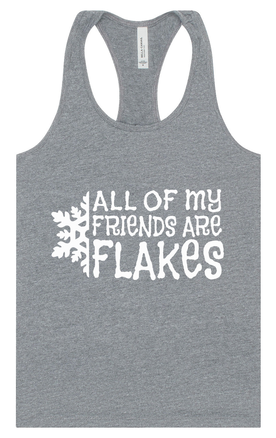 All of my Friends are Flakes Women's Racerback Tank