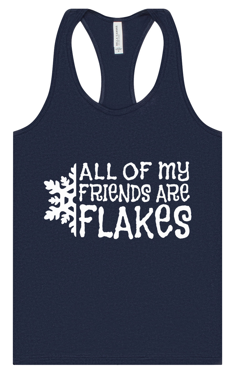 All of my Friends are Flakes Women's Racerback Tank
