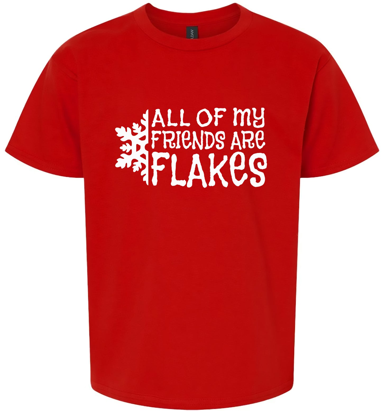 All of my Friends are Flakes Children's Gildan Soft Shirt