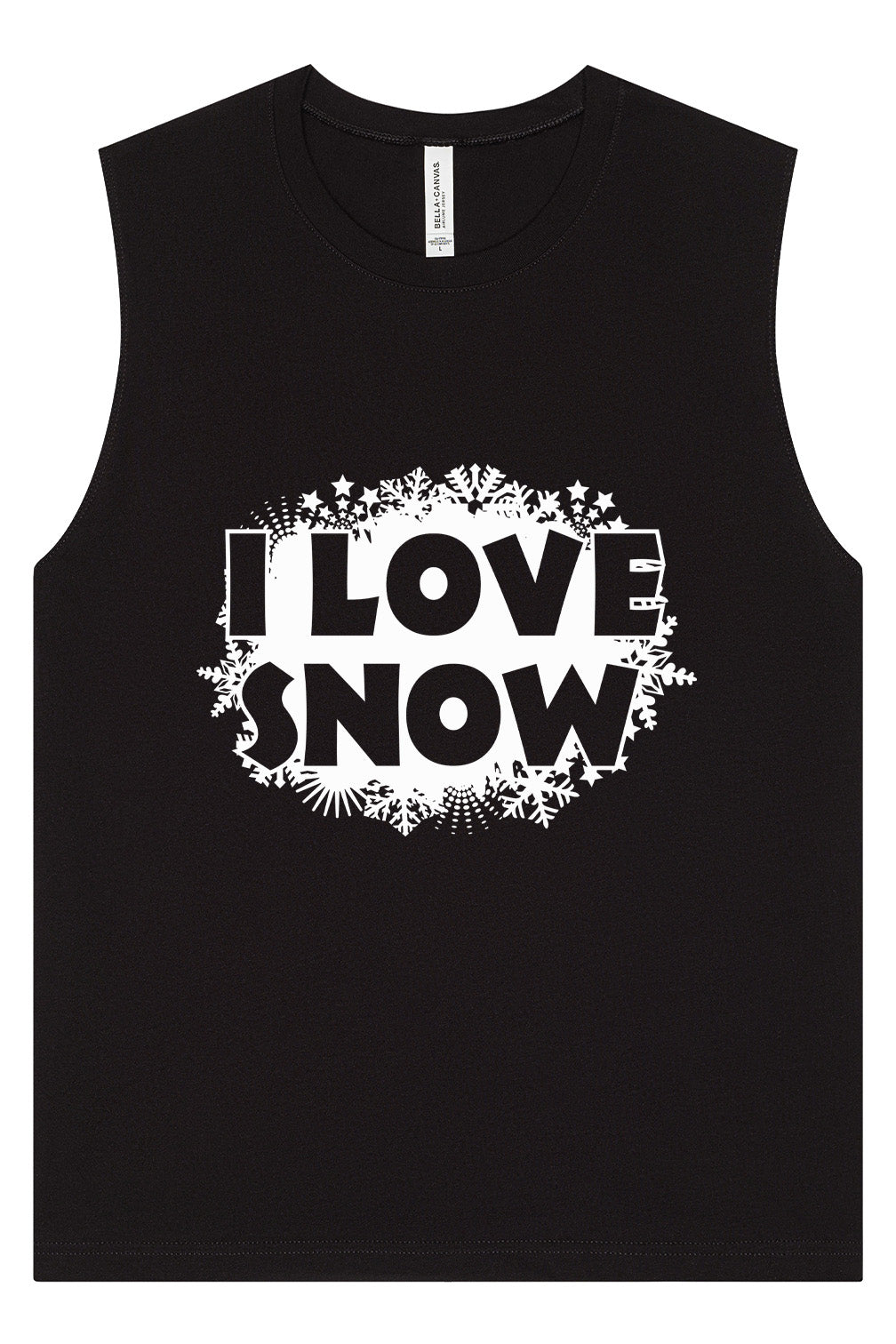 I Love Snow Muscle Tank
