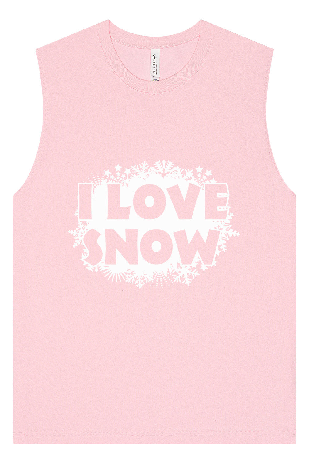 I Love Snow Muscle Tank