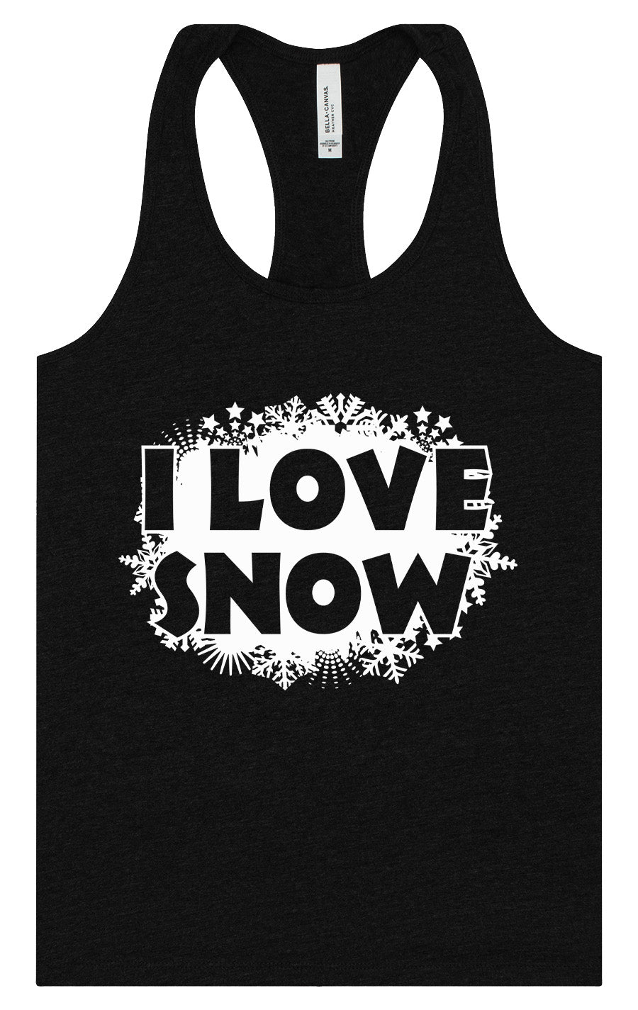 I Love Snow Women's Racerback Tank