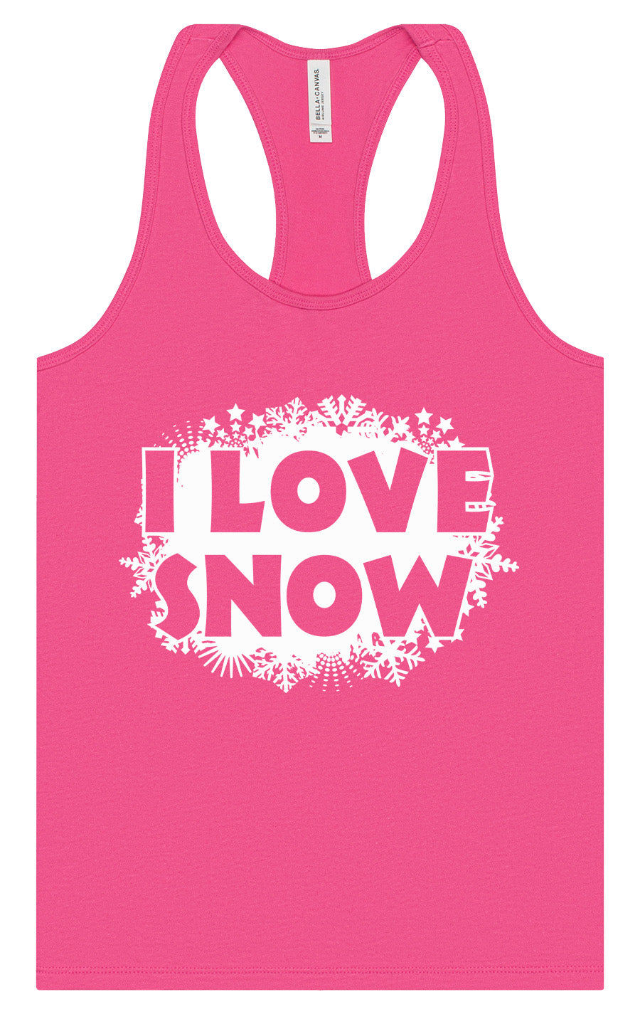 I Love Snow Women's Racerback Tank