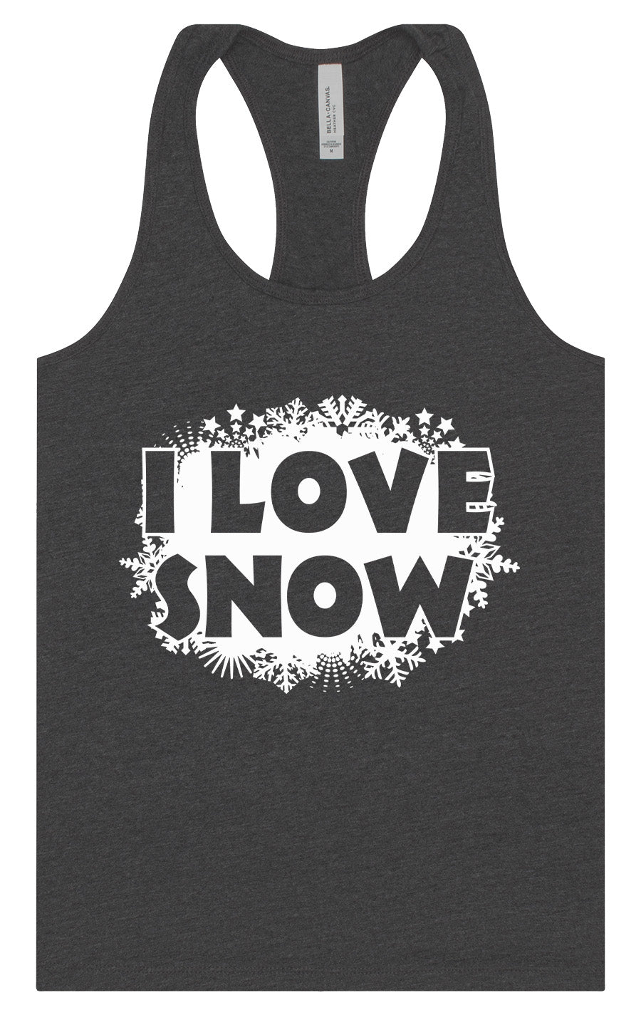 I Love Snow Women's Racerback Tank