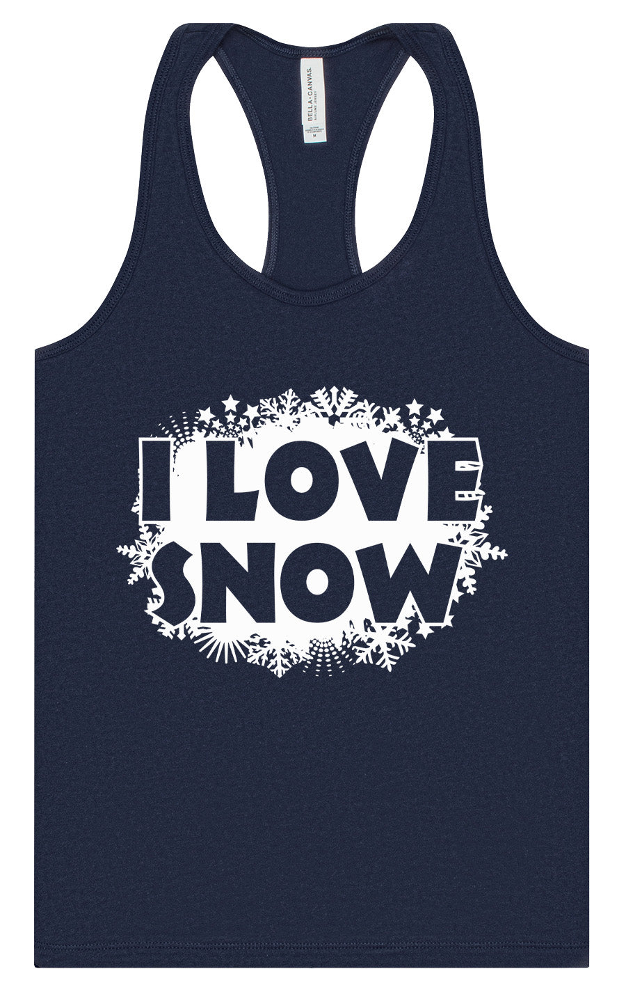 I Love Snow Women's Racerback Tank