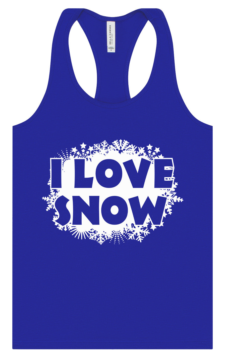 I Love Snow Women's Racerback Tank