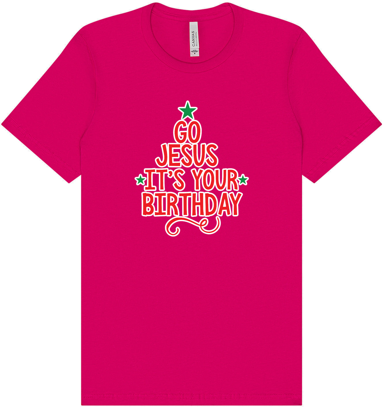 Go Jesus, It's Your Birthday Adult Bella Canvas Shirt