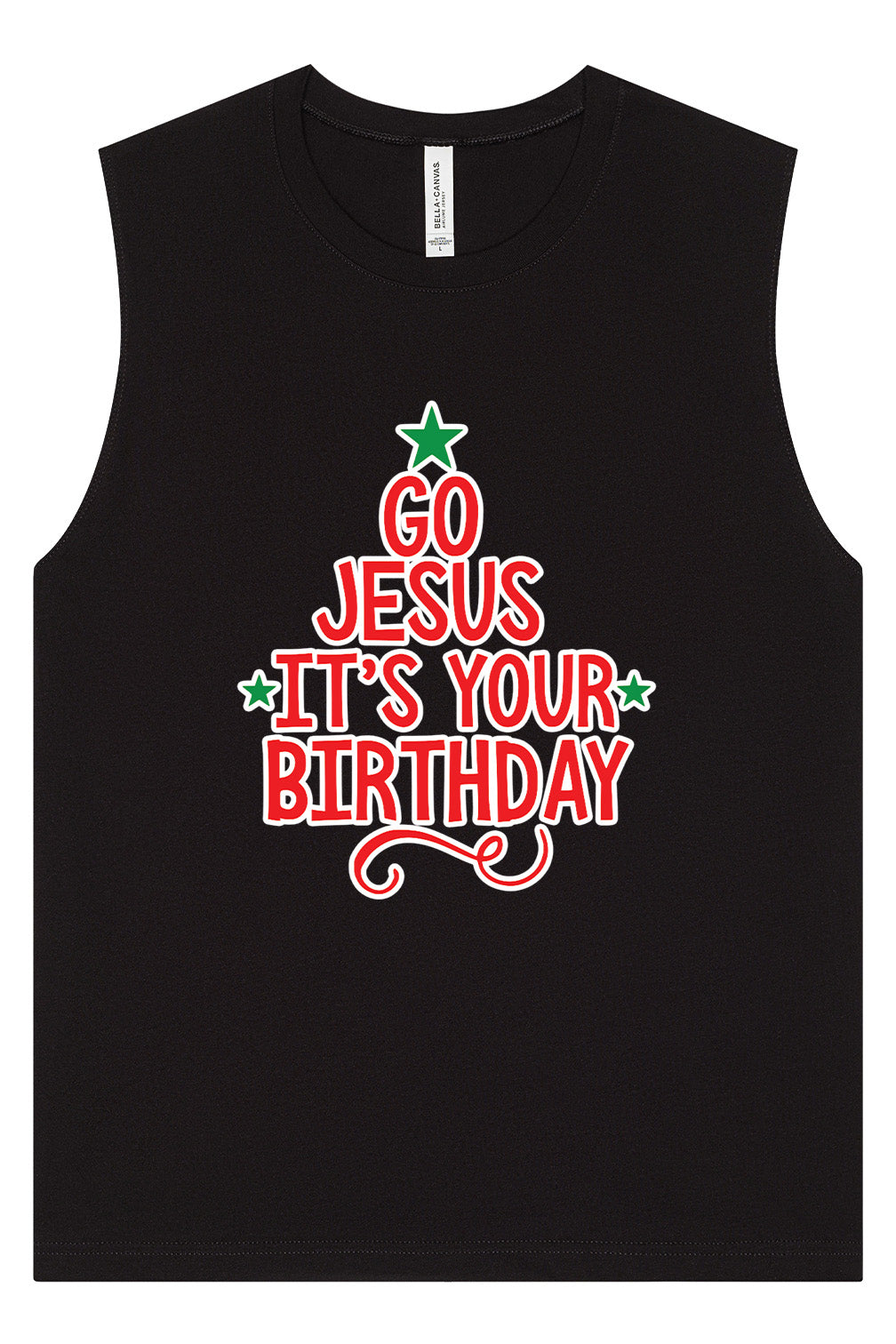 Go Jesus, It's Your Birthday Muscle Tank