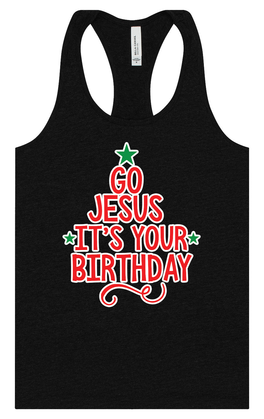 Go Jesus, It's Your Birthday Women's Racerback Tank