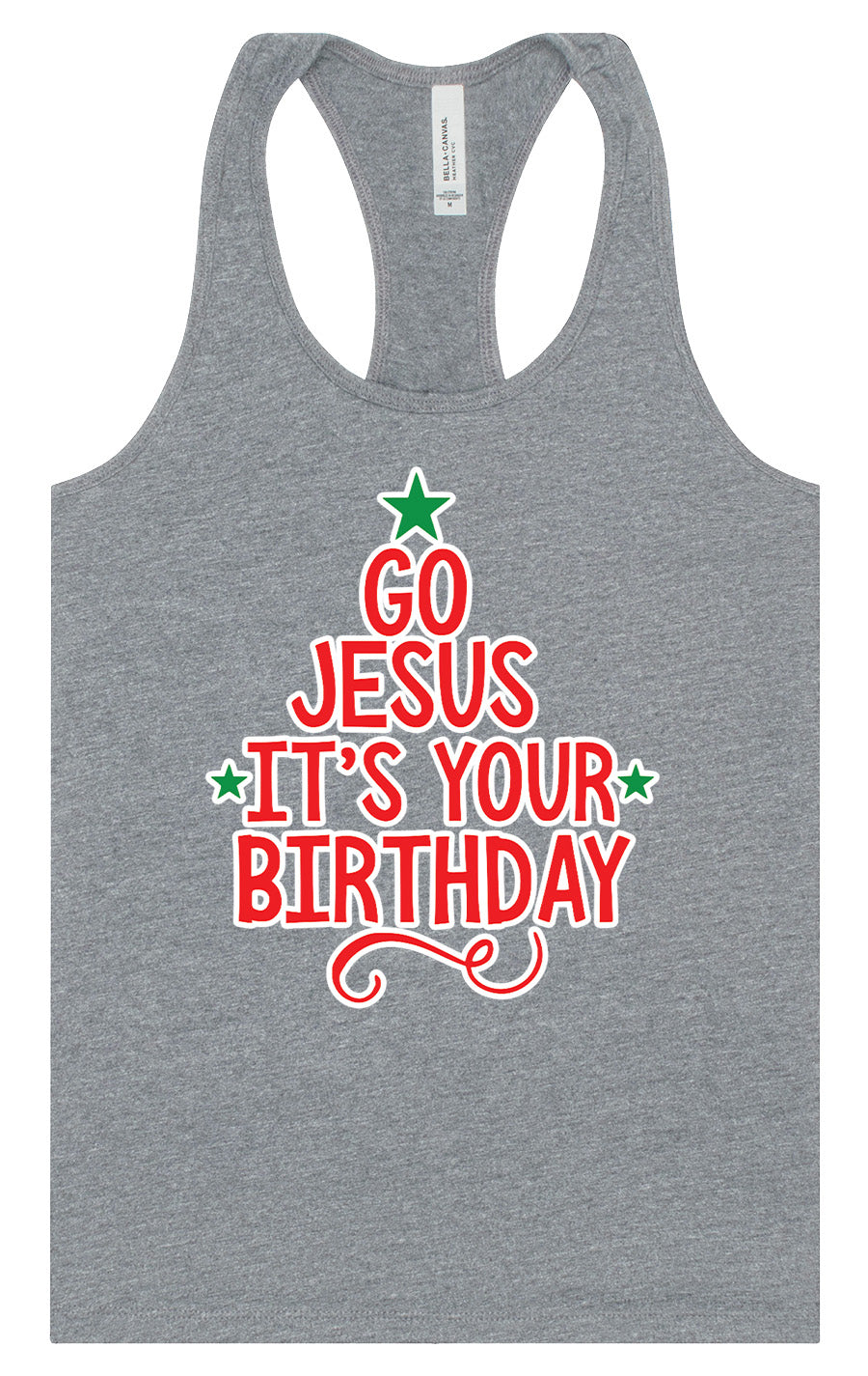 Go Jesus, It's Your Birthday Women's Racerback Tank