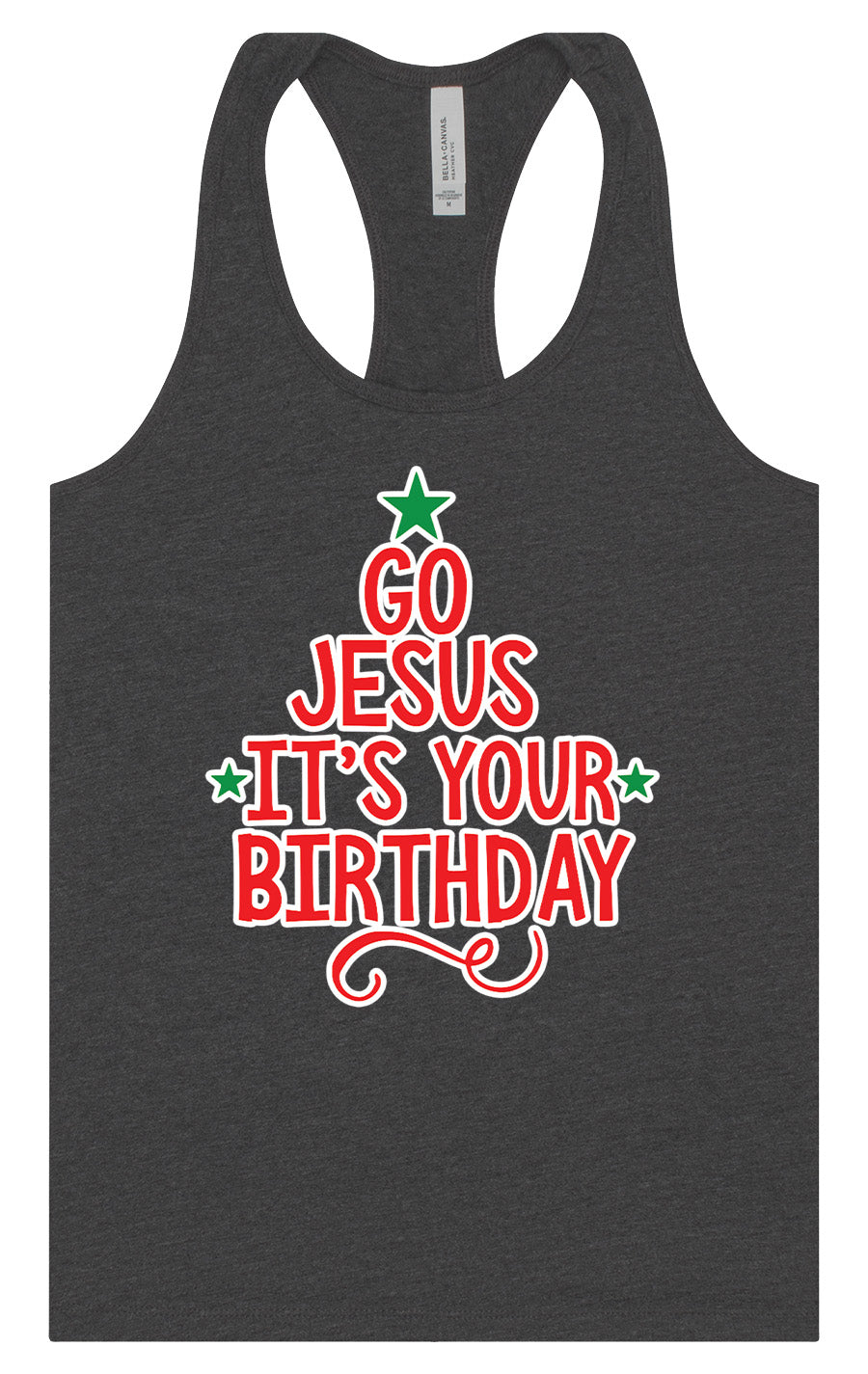 Go Jesus, It's Your Birthday Women's Racerback Tank