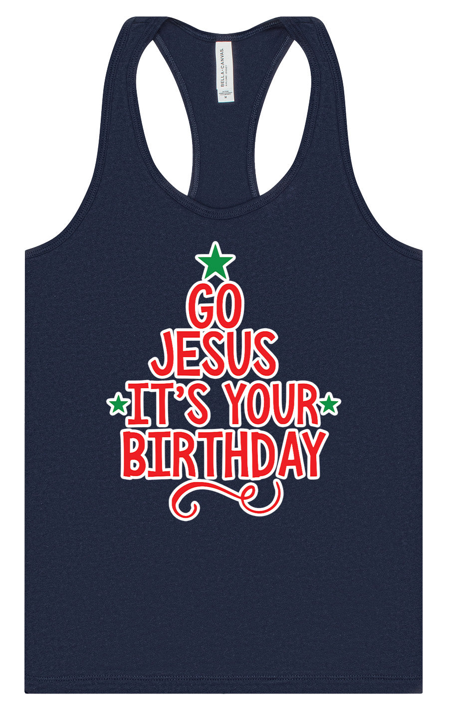 Go Jesus, It's Your Birthday Women's Racerback Tank