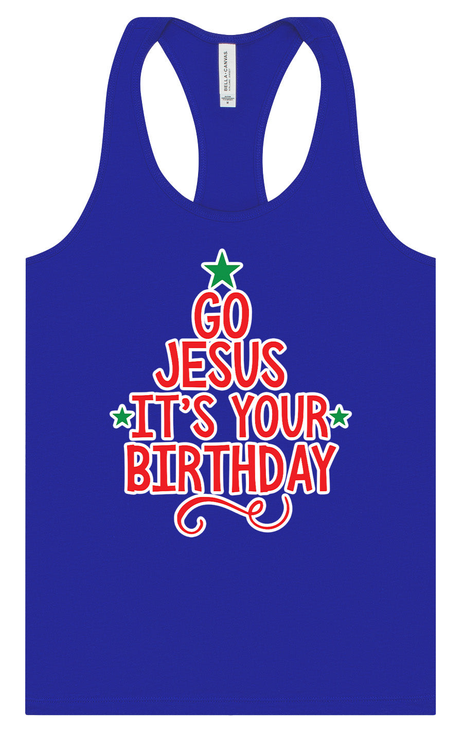 Go Jesus, It's Your Birthday Women's Racerback Tank