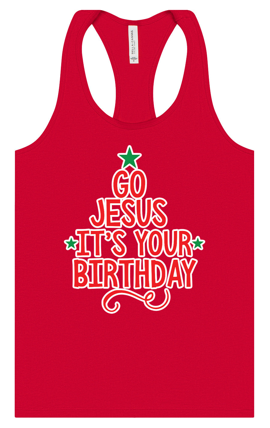Go Jesus, It's Your Birthday Women's Racerback Tank