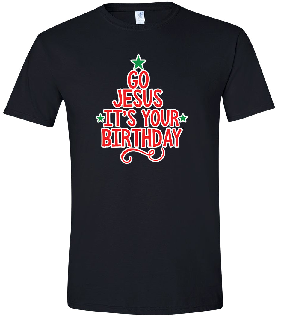 Go Jesus, It's Your Birthday Adult Gildan Soft Shirt