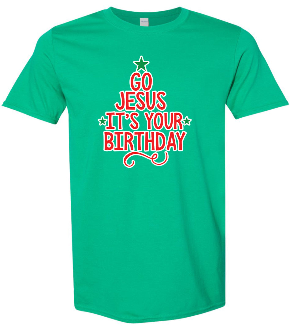 Go Jesus, It's Your Birthday Adult Gildan Soft Shirt