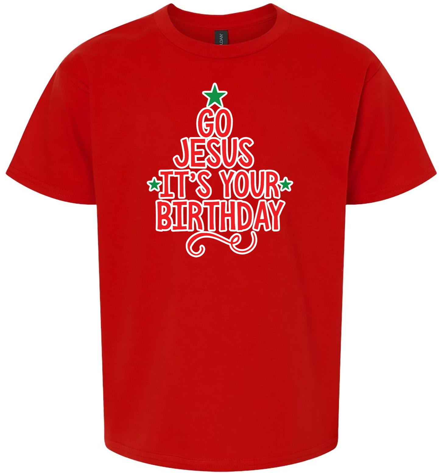 Go Jesus, It's Your Birthday Children's Gildan Soft Shirt