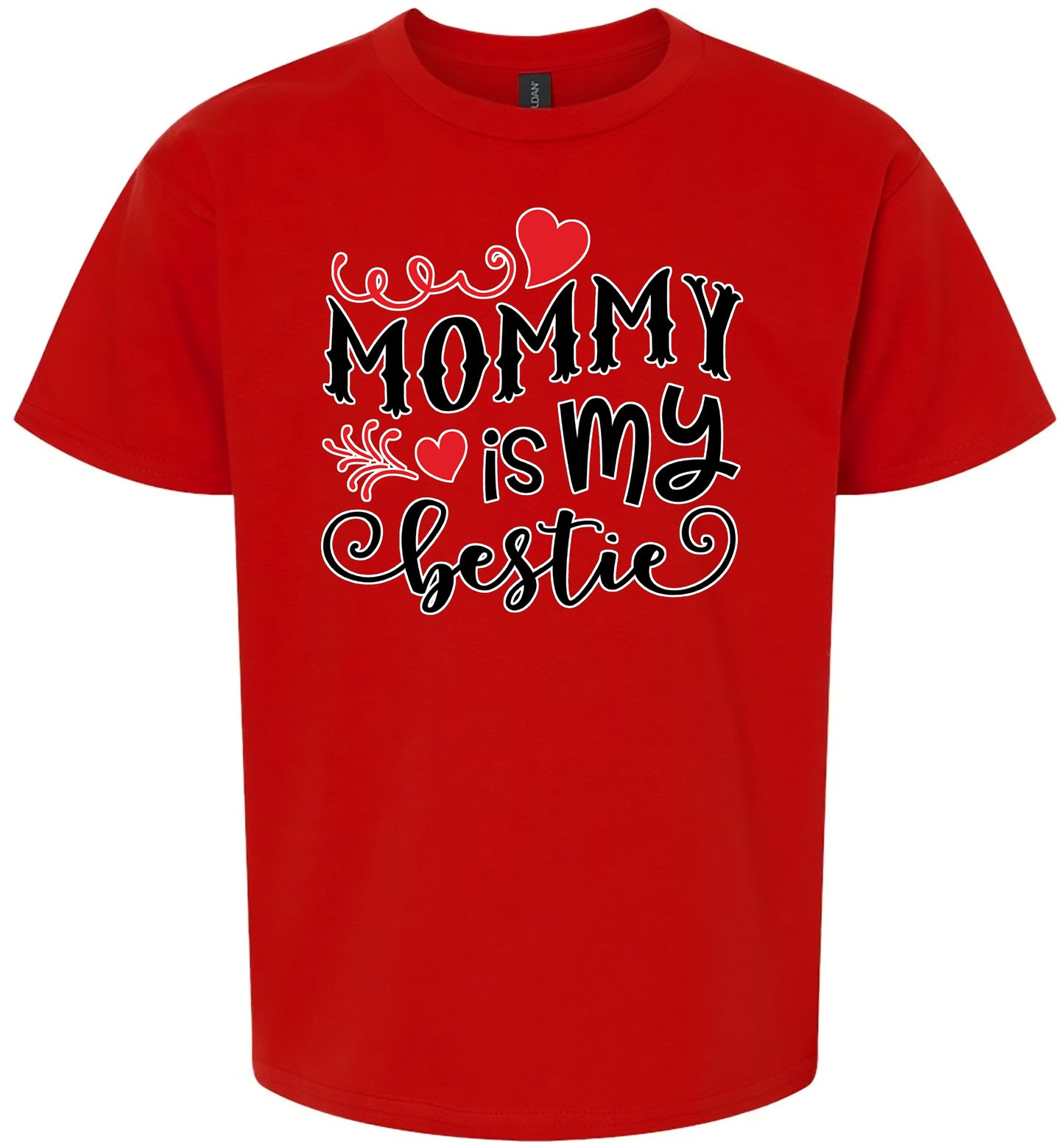 Mommy is My Bestie Children's Gildan Soft Shirt
