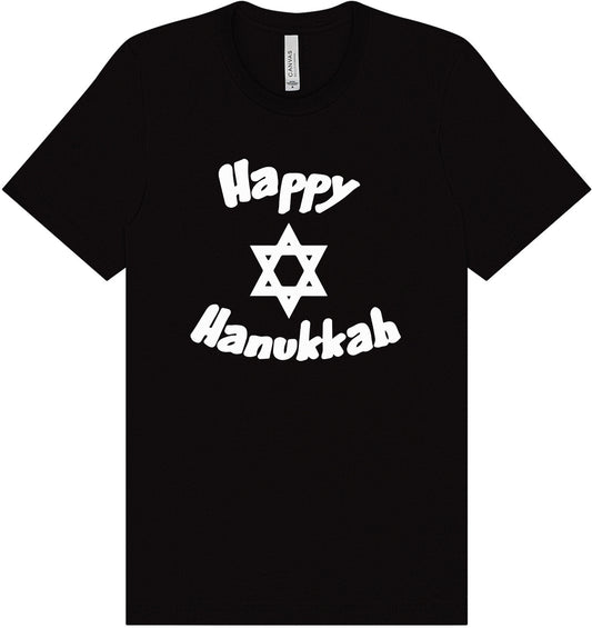 Happy Hanukkah Adult Bella Canvas Shirt