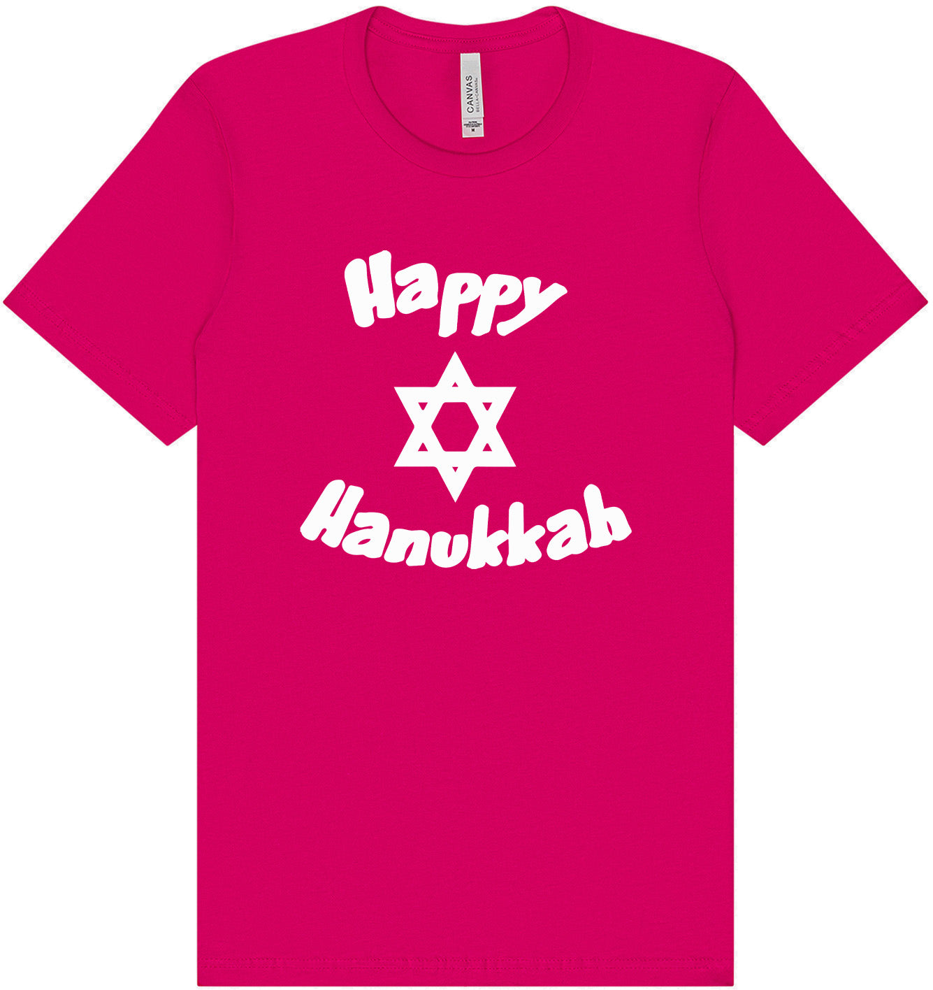 Happy Hanukkah Adult Bella Canvas Shirt