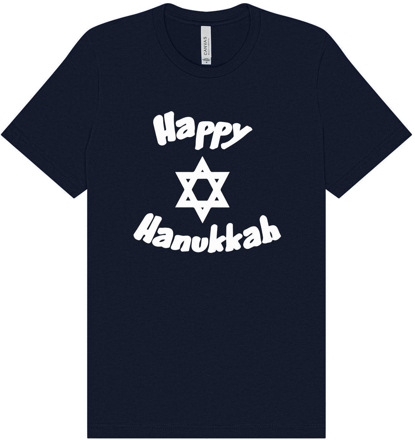 Happy Hanukkah Adult Bella Canvas Shirt
