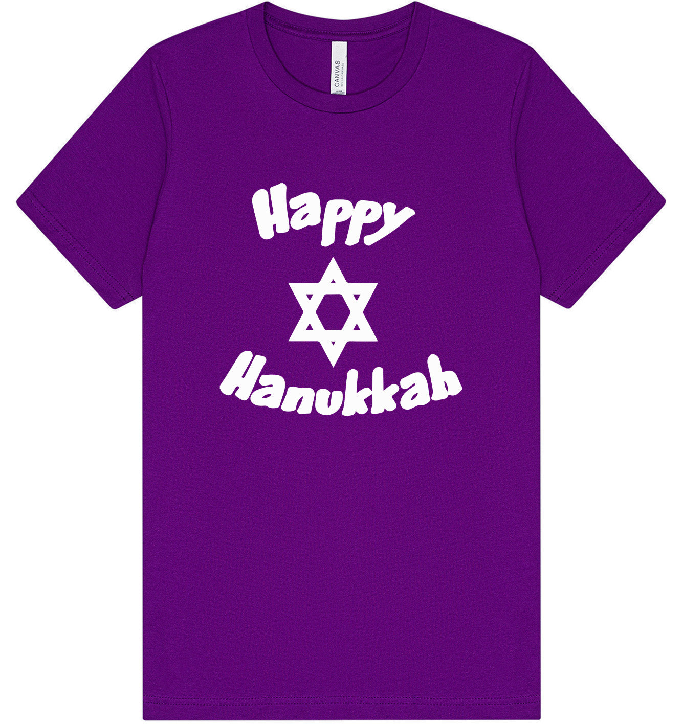 Happy Hanukkah Adult Bella Canvas Shirt