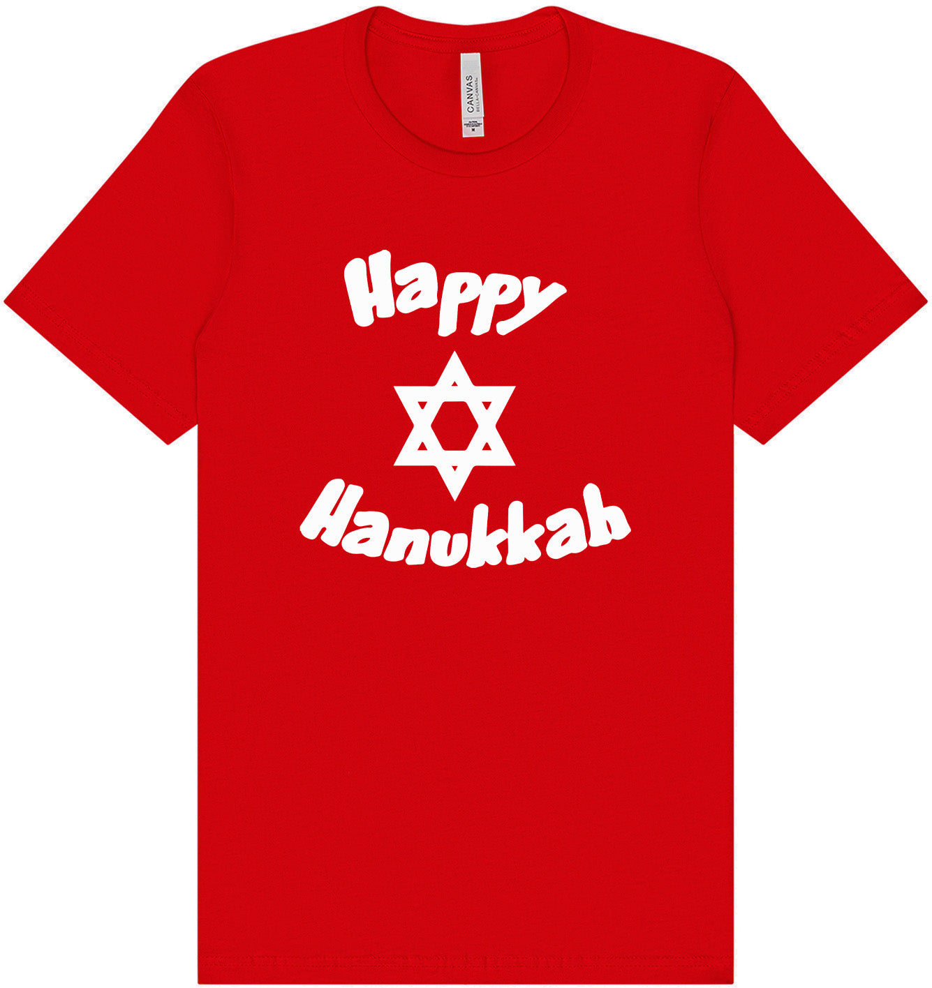 Happy Hanukkah Adult Bella Canvas Shirt