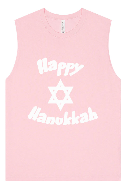 Happy Hanukkah Muscle Tank