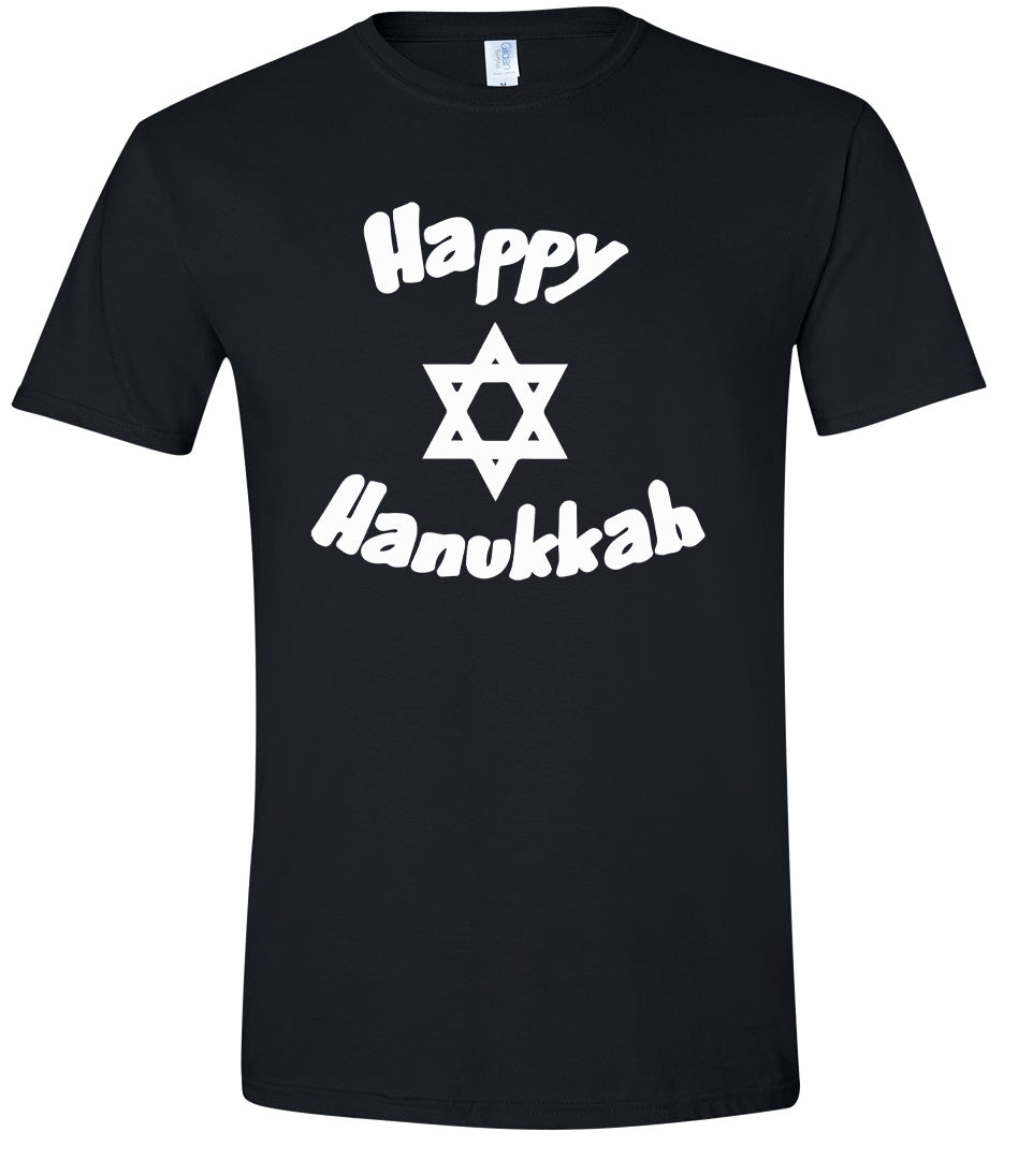 Happy Hanukkah Adult Gildan Soft Shirt