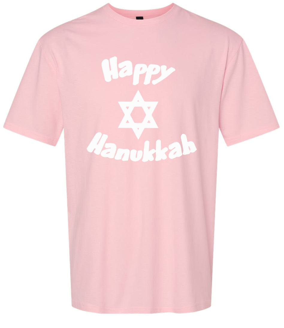 Happy Hanukkah Adult Gildan Soft Shirt