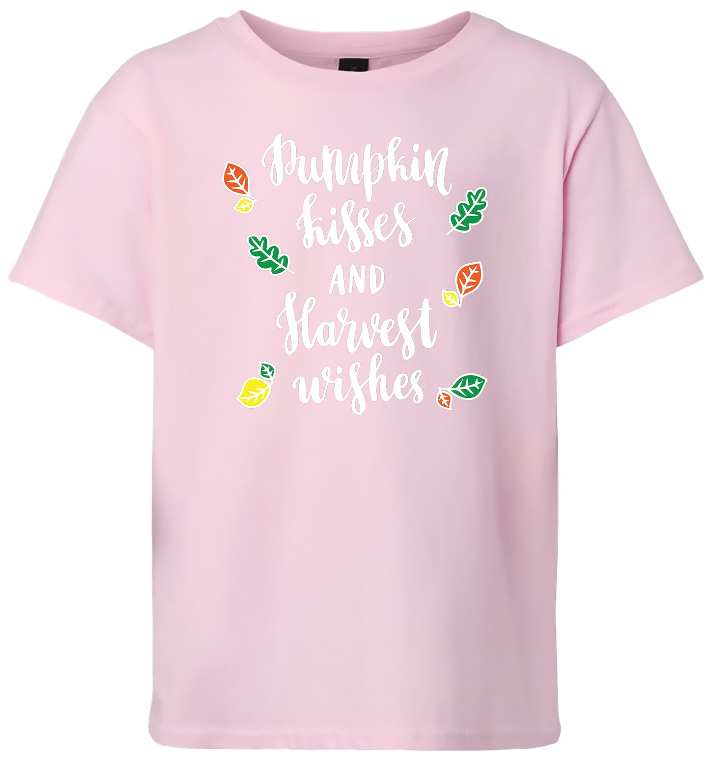 Pumpkin Kisses & Harvest Wishes Children's Gildan Soft Shirt