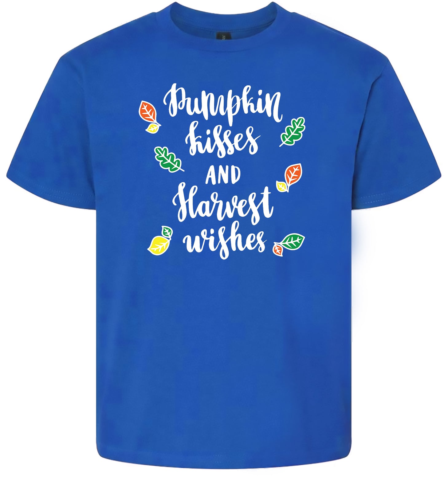 Pumpkin Kisses & Harvest Wishes Children's Gildan Soft Shirt