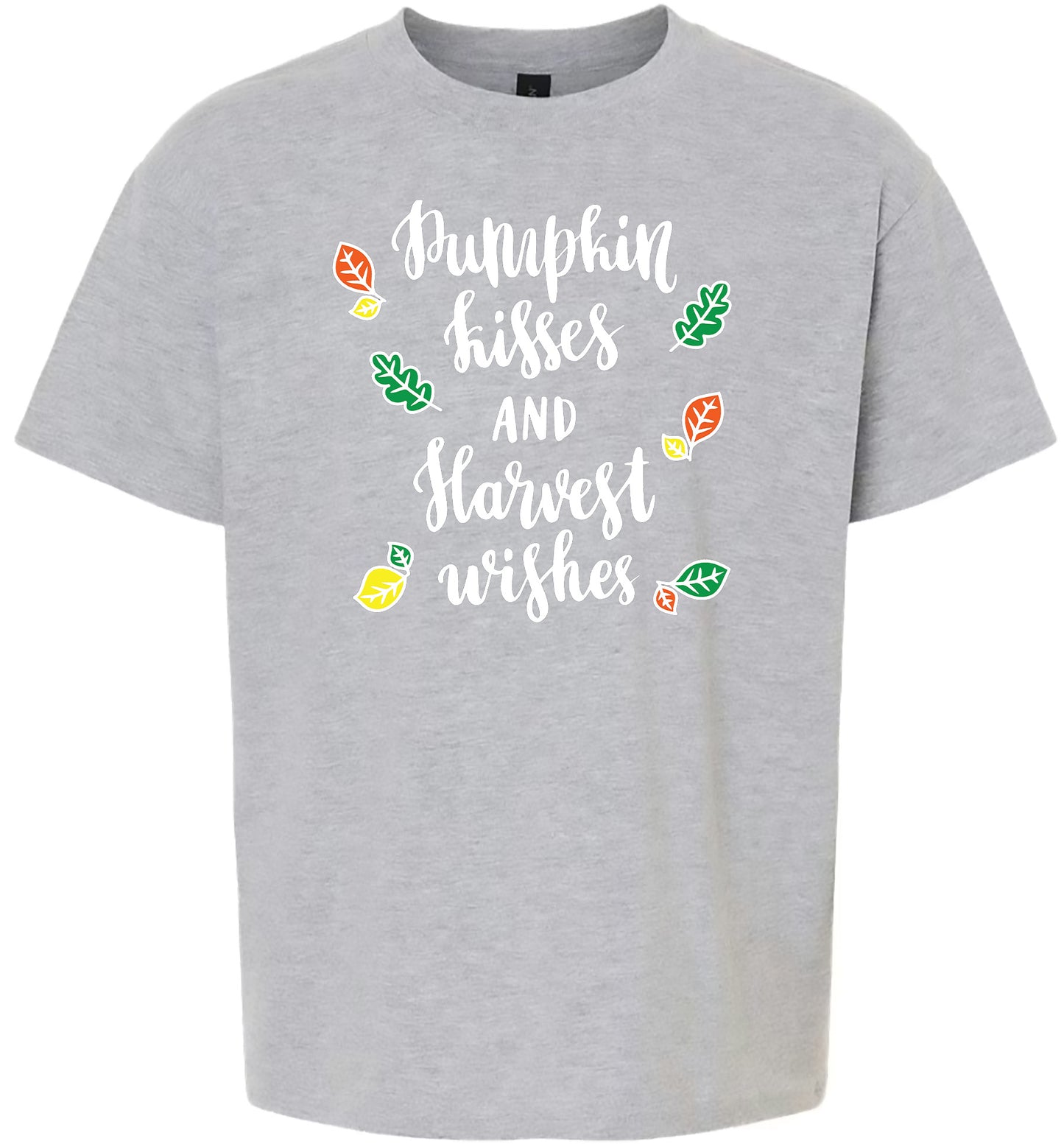 Pumpkin Kisses & Harvest Wishes Children's Gildan Soft Shirt