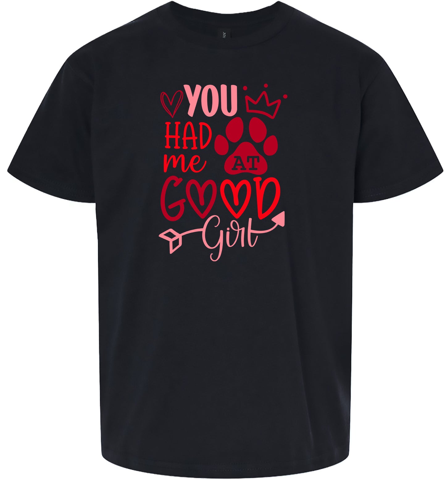 You Had Me At Good Girl Children's Gildan Soft Shirt