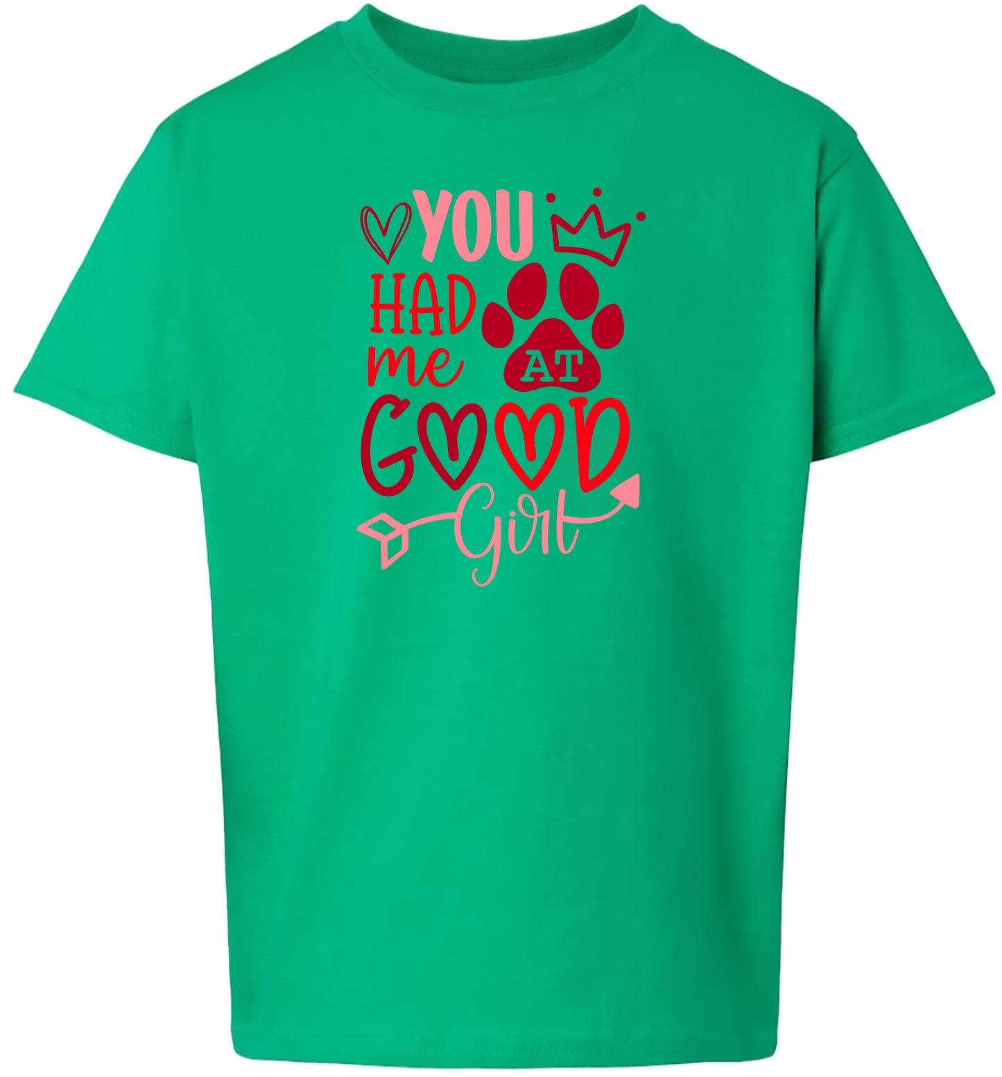 You Had Me At Good Girl Children's Gildan Soft Shirt