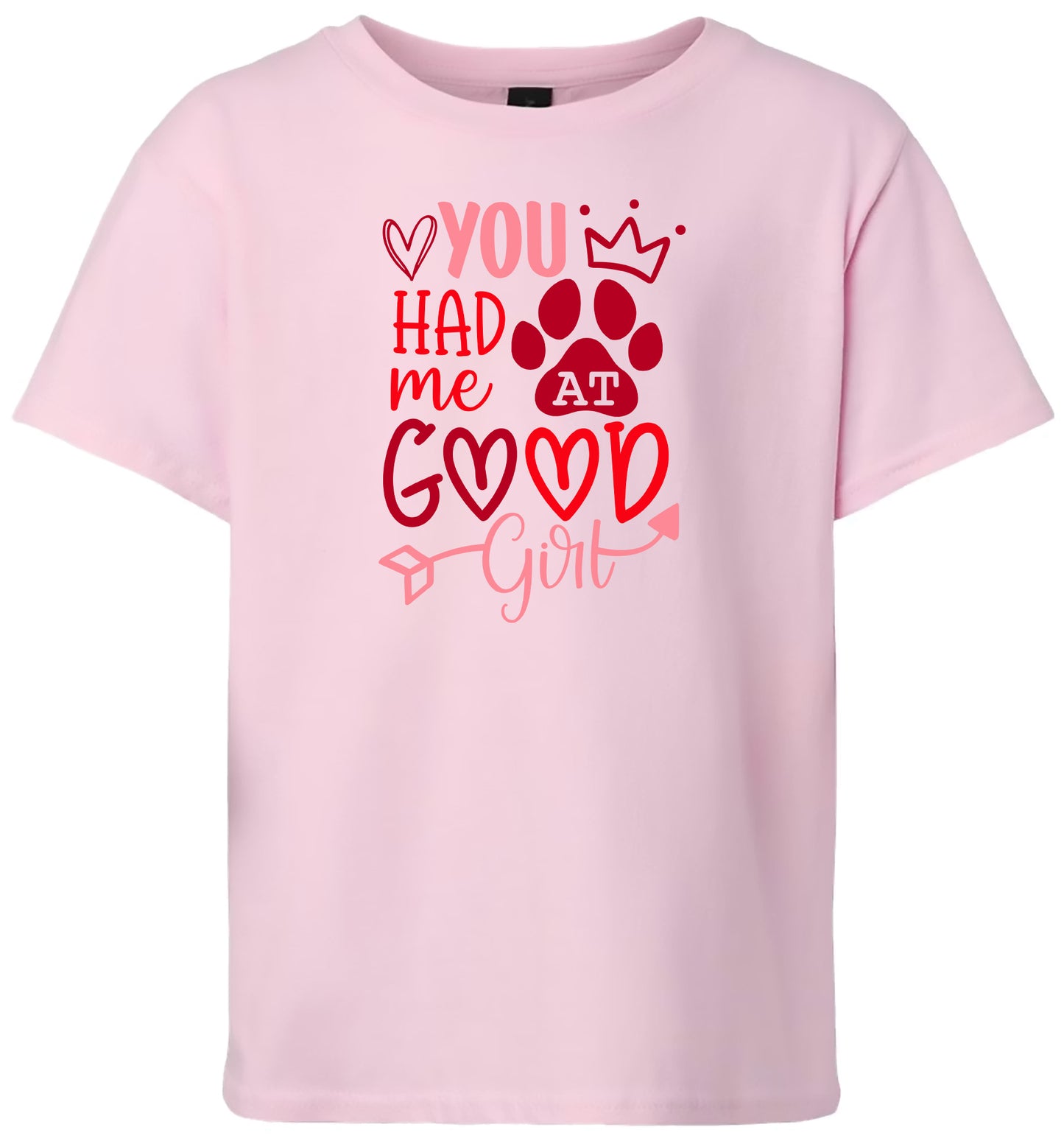 You Had Me At Good Girl Children's Gildan Soft Shirt